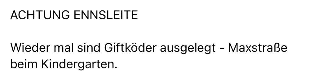 Giftköder-Giftköder am Kindergarten-Bild