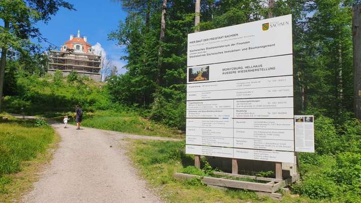 Hundeauslaufgebiet-Schloss Moritzburg-Bild