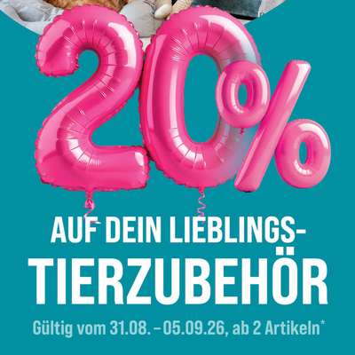 %{de_profession_title} 20% Rabatt auf dein Lieblings-Tierzubehör %{location} – Dogorama