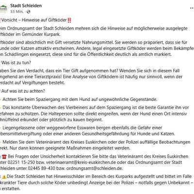 Giftköder-Giftköder im Kurpark -Bild