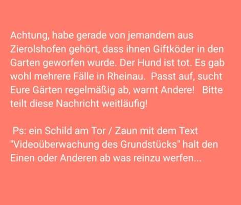 Giftköder-Giftköder-Bild