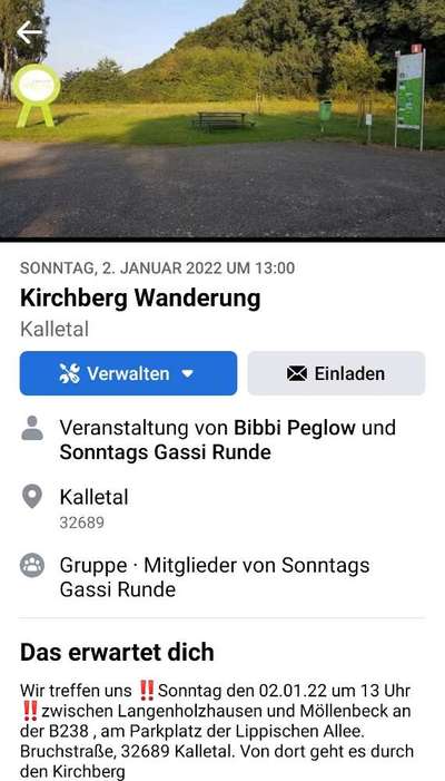 Hundetreffen-Wanderung im Kirchberg-Bild