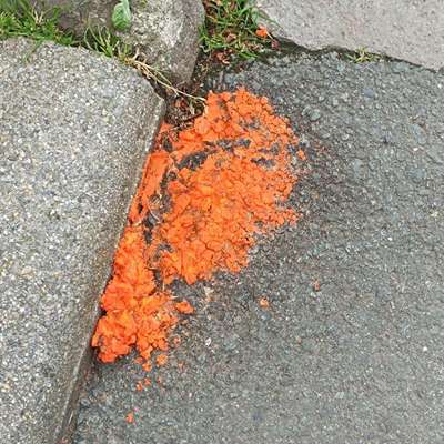 Giftköder-Orangefarbene Substanz-Bild