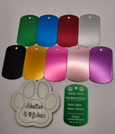 %{de_profession_title}-Notfall Kontaktanhänger Haustier Alu-Bild