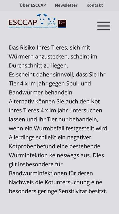Wird zu selten entwurmt? Wurmbefall bei Hunden in Deutschland-Beitrag-Bild