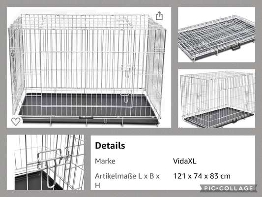 Faltbare Hundebox XXL aus Metall für Selbstabholer-Beitrag-Bild