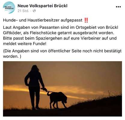 Giftköder-Möglicher Giftköder-Bild