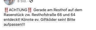 Giftköder-Evt. Giftköder-Bild
