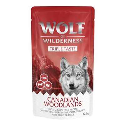 tests-Wolf of Wilderness Adult Triple Taste Canadian Woodlands - Rind, Kabeljau, Truthahn-Bild
