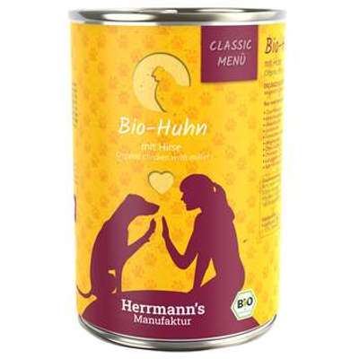 tests-Herrmann's Manufaktur Classic Bio-Menü - Bio-Huhn mit Bio-Hirse-Bild