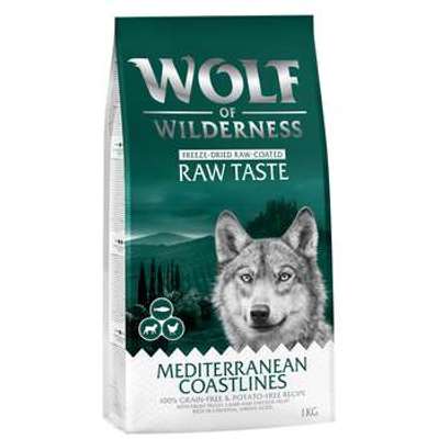 tests-Wolf of Wilderness Mediterranean Coastlines Lamm, Huhn & Forelle - getreidefrei-Bild