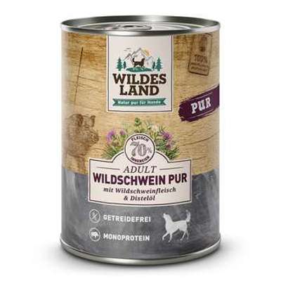 tests-Wildes Land Wildschwein mit Distelöl | PUR Adult-Bild
