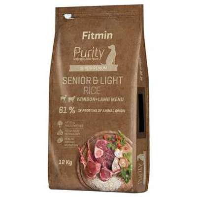 tests-Fitmin dog Purity Senior & Light Reis, Hirsch & Lamm-Bild
