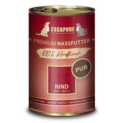 tests-Escapure Nassfutter Rind PUR-Bild