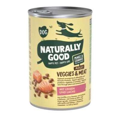 tests-Naturally Good Veggies & Meat Linsen und Lachs-Bild