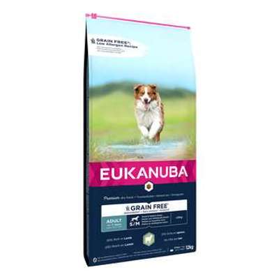 tests-EUKANUBA Grain Free Adult Small & Medium Breed Lamm-Bild