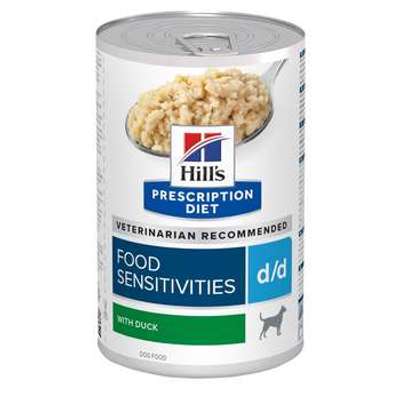tests-Hills Prescription Diet d/d Food Sensitivities Nassfutter für Hunde mit Ente-Bild