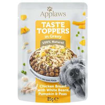 tests-Applaws Taste Toppers in Soße - Huhn, Erbsen, Kürbis & weiße Bohnen-Bild