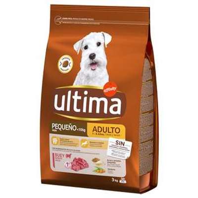tests-Ultima Hund Mini Adult Rind-Bild