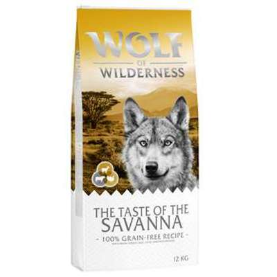 tests-Wolf of Wilderness The Taste Of The Savanna Rind, Truthahn & Ziege - getreidefrei-Bild