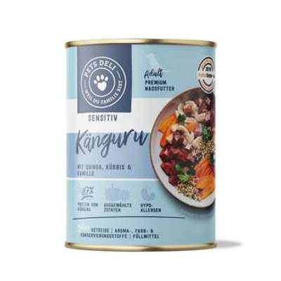 tests-Pets Deli "Sensitiv" Känguru mit Quinoa, Kürbis und Kamille-Bild