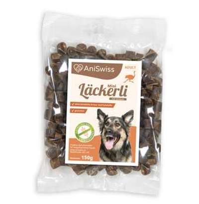 tests-AniSwiss Mini Läckerli mit Strauss-Bild