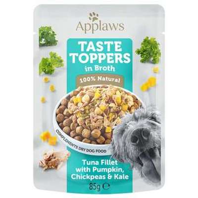 tests-Applaws Taste Toppers Pouch in Brühe - Thunfisch mit Kürbis, Grünkohl & Kichererbsen-Bild