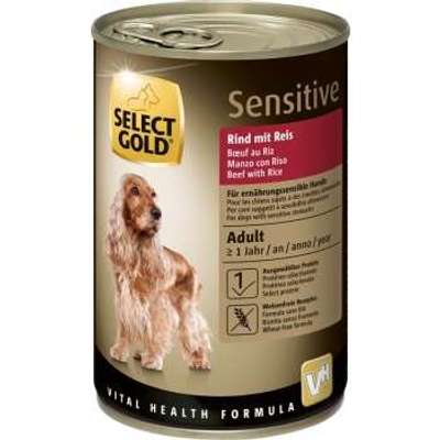 tests-SELECT GOLD Sensitive Adult Rind mit Reis-Bild