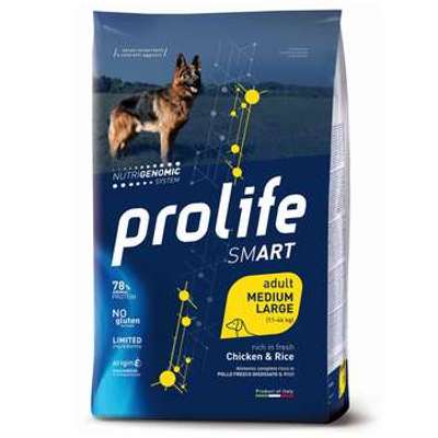 tests-Prolife Smart Adult Medium/ Large Breed Huhn & Reis-Bild