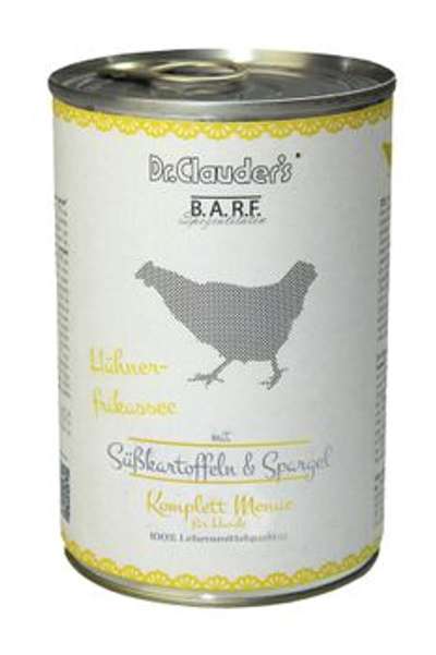 tests-Dr. Clauder's B.A.R.F. Komplett Menue Hühnerfrikassee-Bild