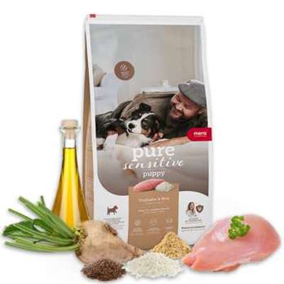 tests-MERA pure sensitive Puppy Truthahn & Reis-Bild