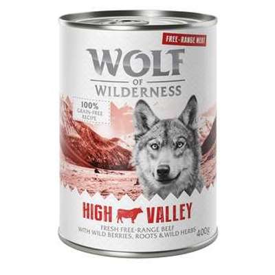tests-Wolf of Wilderness Adult - Freilandfleisch/-innereien & Monoprotein: High Valley - Freiland-Rind-Bild