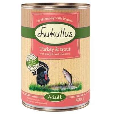 tests-Lukullus  Naturkost Adult Getreidefrei - Truthahn & Forelle-Bild