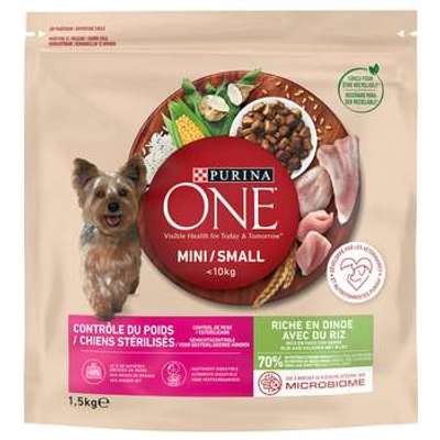 tests-Purina One Mini Weight Control / Sterilised Truthahn & Reis-Bild