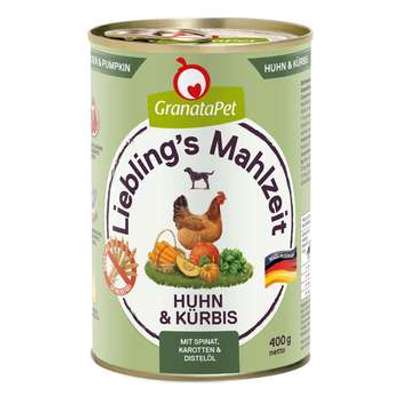 tests-GranataPet Liebling’s Mahlzeit Huhn und Kürbis-Bild