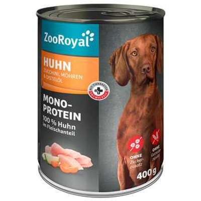 tests-ZooRoyal Mono-Protein Huhn mit Zucchini Möhren & Distelöl-Bild