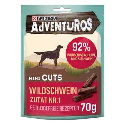 tests-AdVENTuROS Mini Cuts, Hundeleckerli getreidefrei mit Wildschwein-Bild
