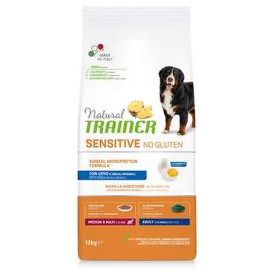 tests-Natural Trainer Sensitive Adult Medium/Maxi mit Ei-Bild