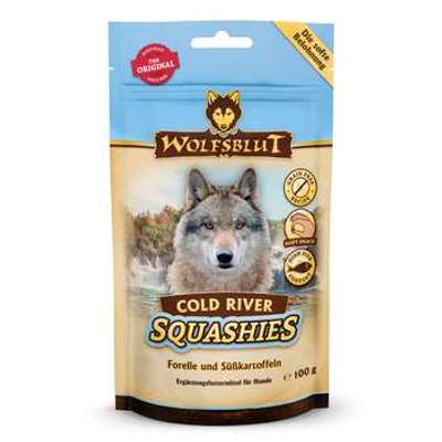 tests-Wolfsblut Cold River - Fisch und Süßkartoffel - Squashies-Bild