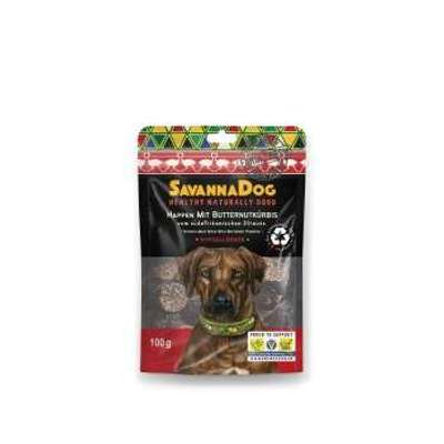 tests-SavannaDog vom südafrikanischen Strauß Happen mit Butternusskürbis-Bild