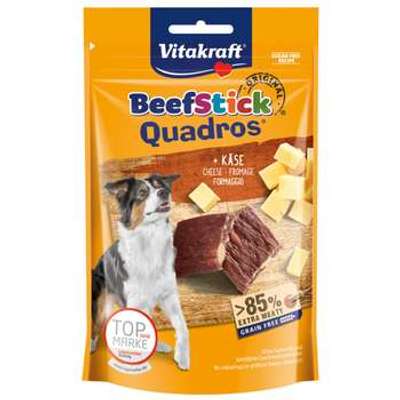tests-Vitakraft Hundesnack Beef-Stick Quadros Käse-Bild