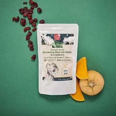 tests-AniForte Festmahl-Snacks - Herzhaftes Rind mit Kürbis & Cranberries-Bild