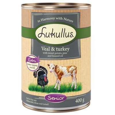 tests-Lukullus  Naturkost - Senior Kalb & Pute (getreidefrei)-Bild