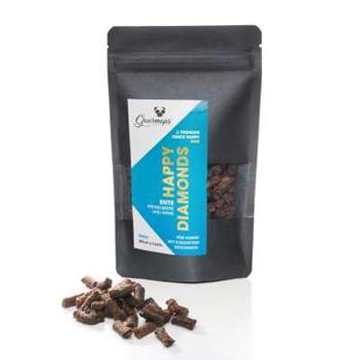 tests-Gourmops Happy Diamonds Mini Ente mit Preiselbeere und Birne-Bild