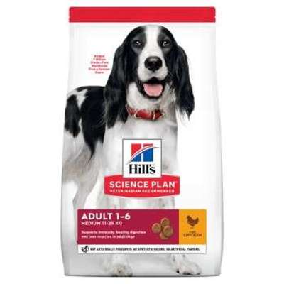 tests-Hills Hill's Science Plan Medium Adult 1-6 Huhn-Bild