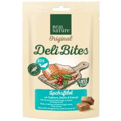 tests-REAL NATURE Original Deli Bites Lachsfilet mit Gojibeere, Matcha & Kokosöl-Bild