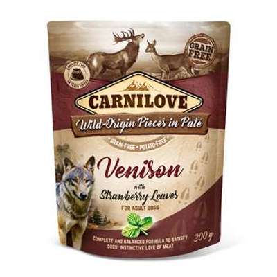 tests-Carnilove Dog Pouch Paté - Venison with Strawberry Leaves-Bild