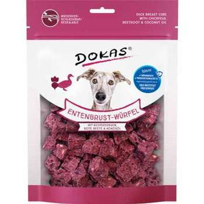 tests-DOKAS Entenbrust-Würfel mit Kichererbsen, Rote Beete & Kokosöl-Bild