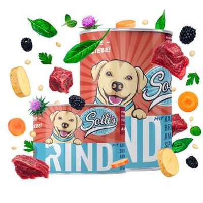 tests-Solli's Nassfutter Rind-Bild