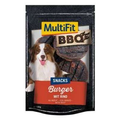 tests-MultiFit BBQ-Snack Burger, Burger with beef-Bild